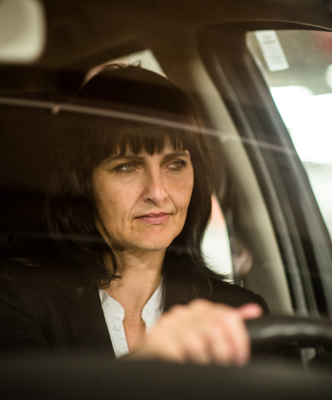 woman driving